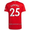 Camiseta de fútbol Manchester United Jadon Sancho 25 Primera Equipación 2021/22 - Hombre